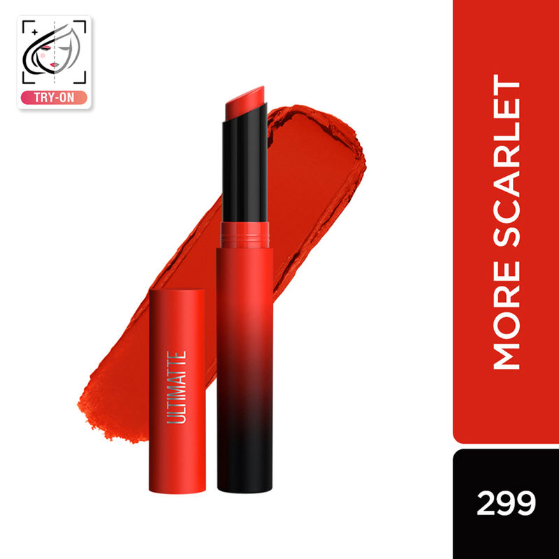 Maybelline New York Color Sensational Ultimattes Lipstick - More Scarlet