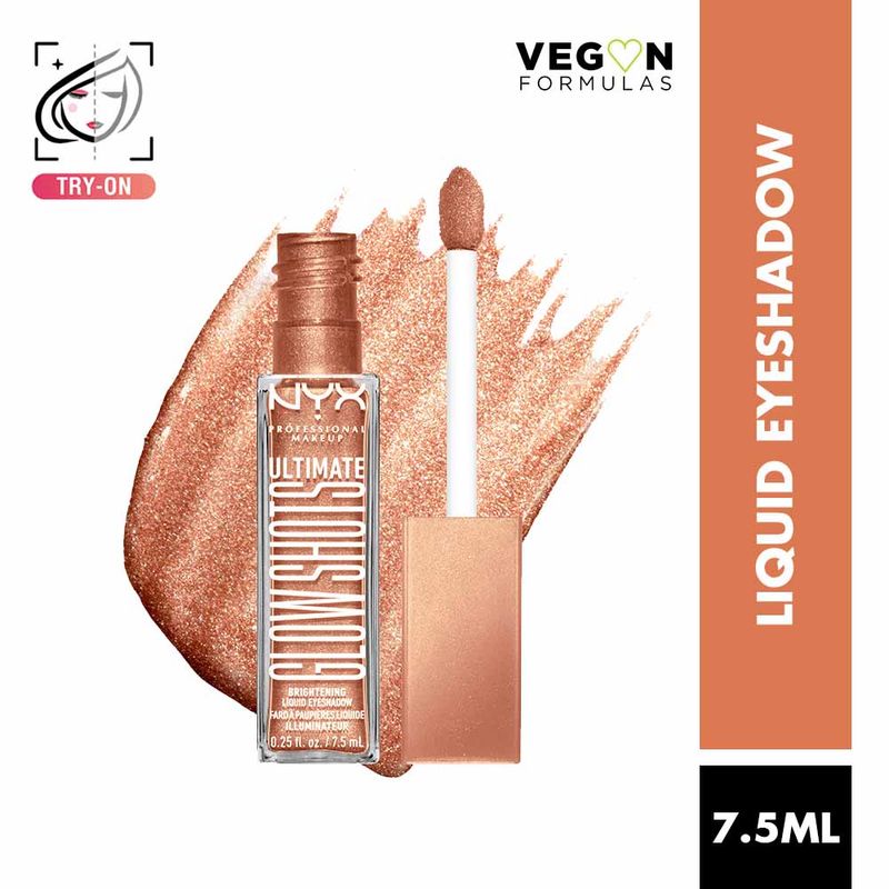 NYX Professional Makeup Ultimate Glow Shots Liquid Eyeshadow - Twisted Tangerine
