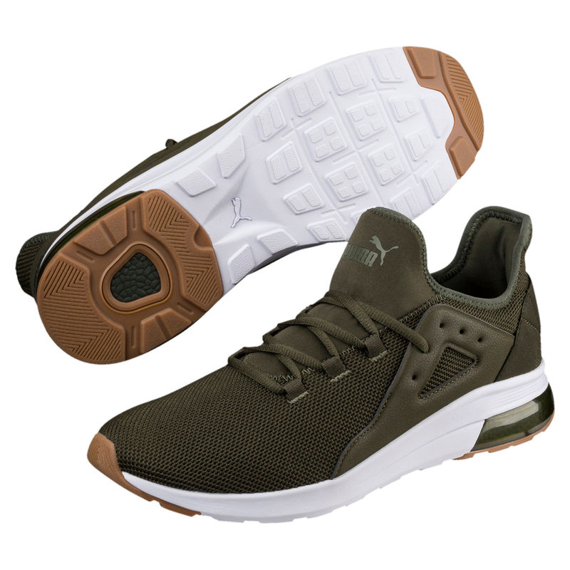 Puma Electron Street Forest Night Unisex Casual Shoes Green (13)