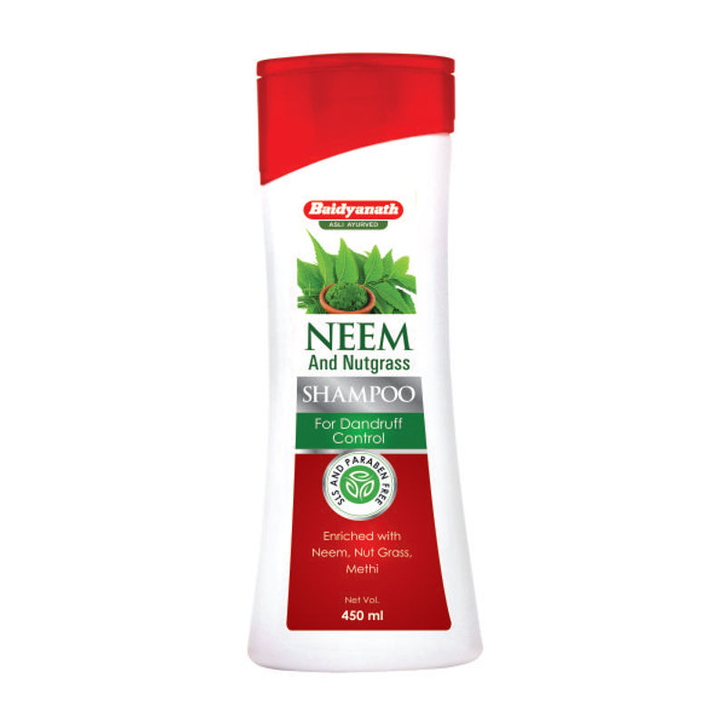 Baidyanath Anti Dandruff Hair Shampoo With Neem & Nutgrass Increase Shine