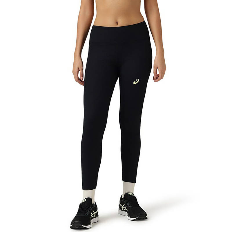 Buy ASICS Dual Pocket Rib Black Tights Online