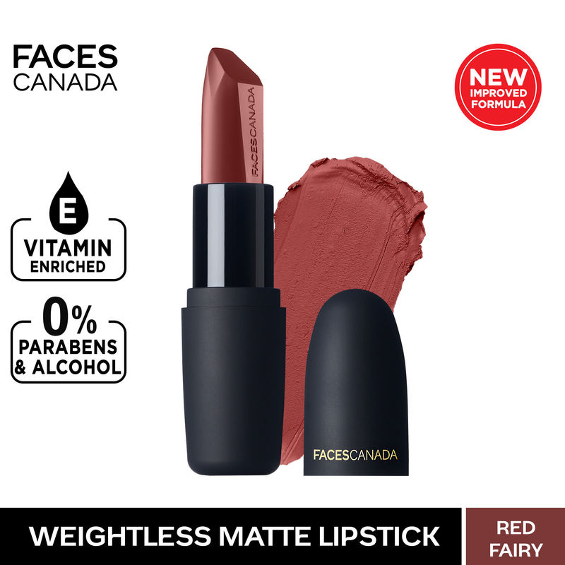 Faces Canada Weightless Matte Finish Lipstick - Red Fairy 23