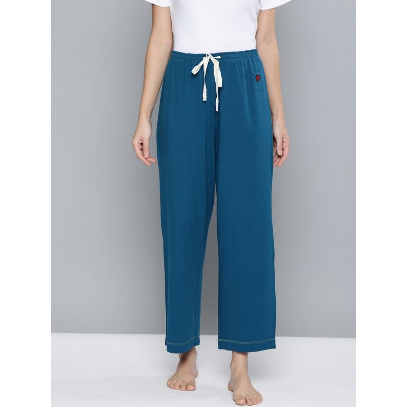 Buy Chemistry Solid Pyjama - Blue Online