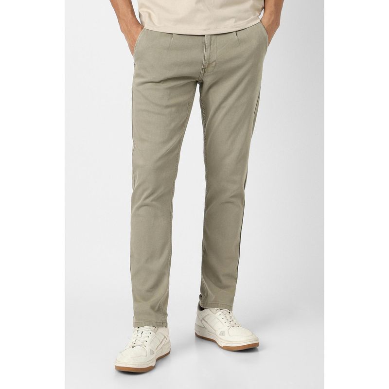 Van Heusen Men Grey Mid Wash Jeans (34)