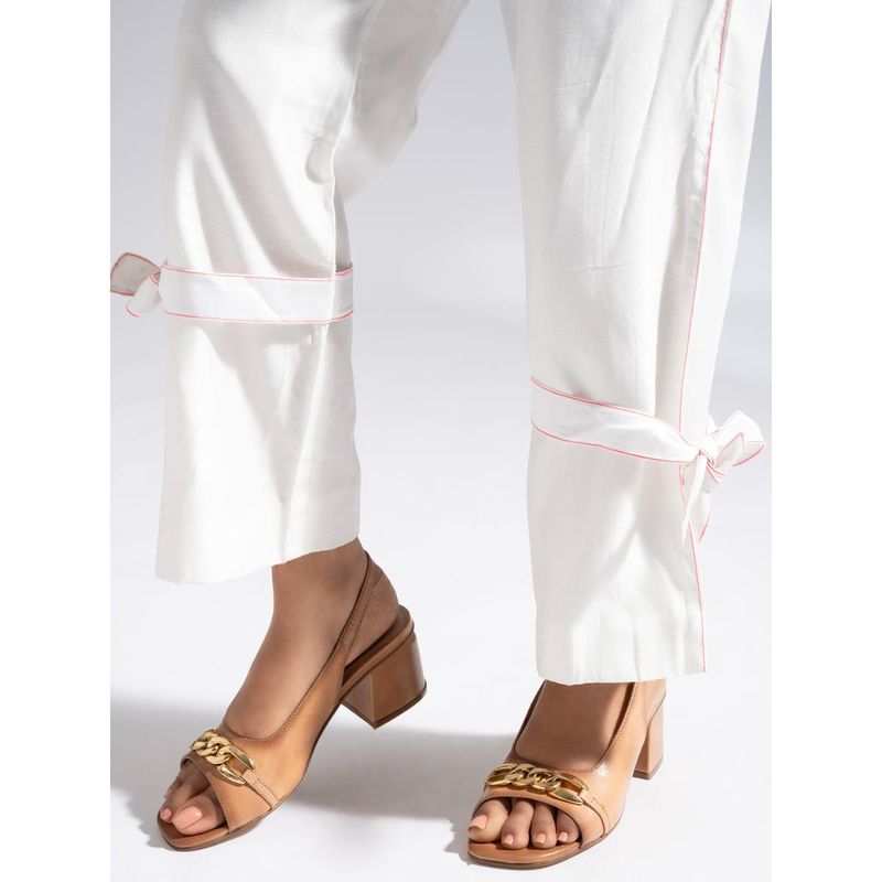 MIORAH Tan Leather Sandal Heels (EURO 40)