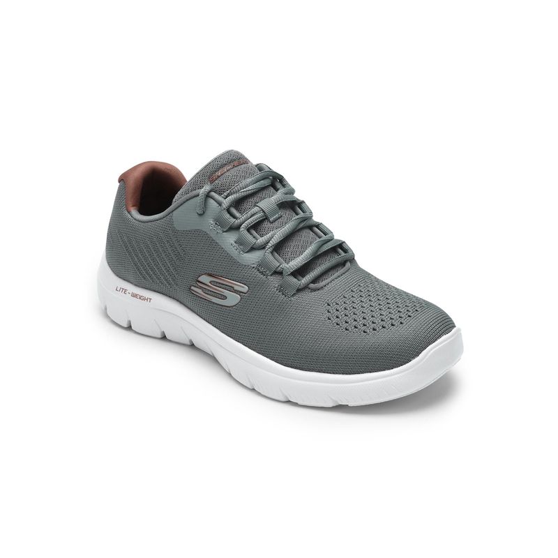 SKECHERS Men Summits Grey Casual Sneakers (UK 7)