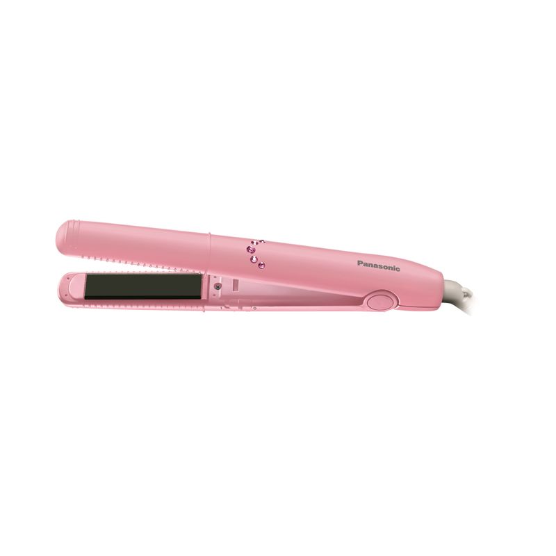 Panasonic Portable Straight and Curl Straightener EH HV11 P62B Pink