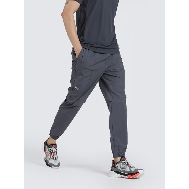 Puma Seasons Trail Running Men's Grey Trackpant (L)
