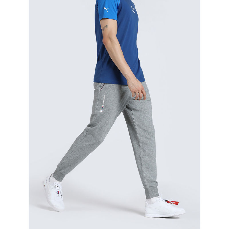 Puma Bmw M Motorsport Men's Grey Joggers (L)