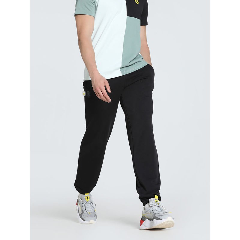 Puma Ferrari Race Tonal Motorsport Sweat Men's Black Joggers (S)