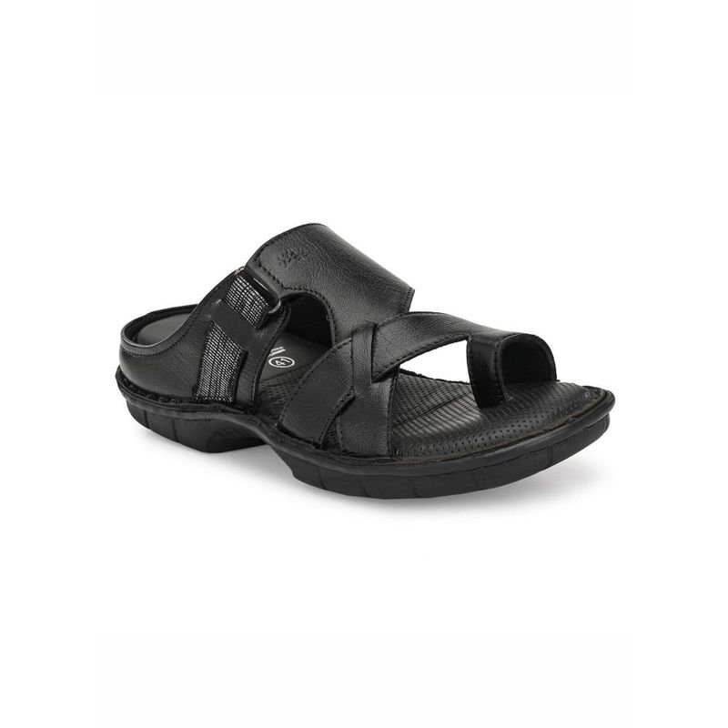 Hitz Leather Sandal Black - Uk 6