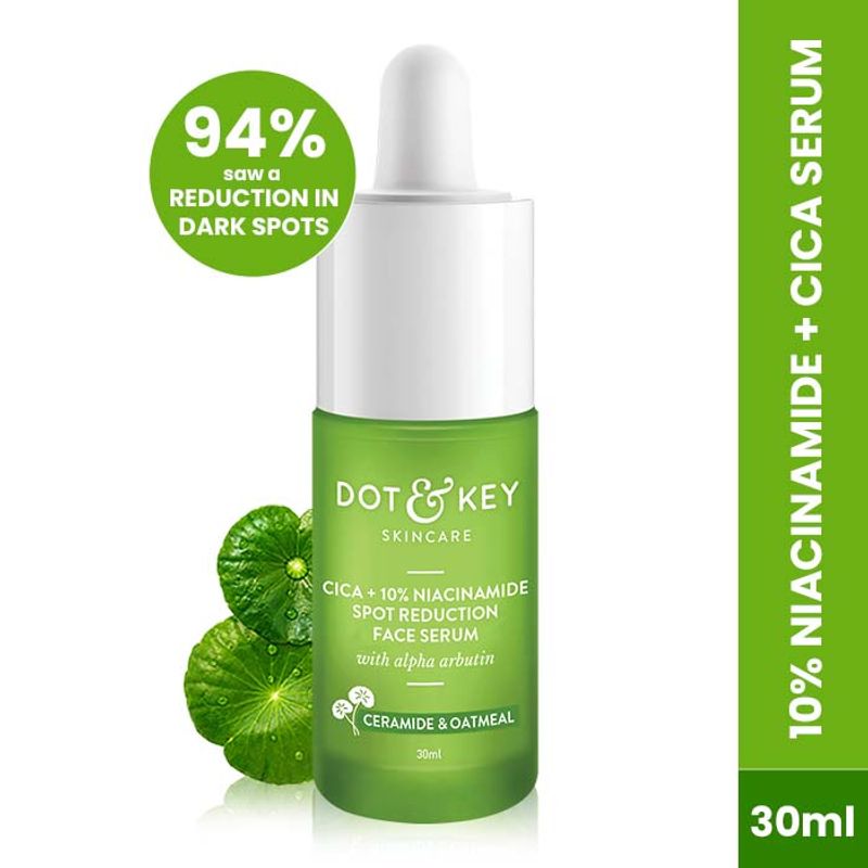 Dot & Key Cica + 10% Niacinamide Spot Reduction Face Serum, Treats Acne Scars & Dark Spots