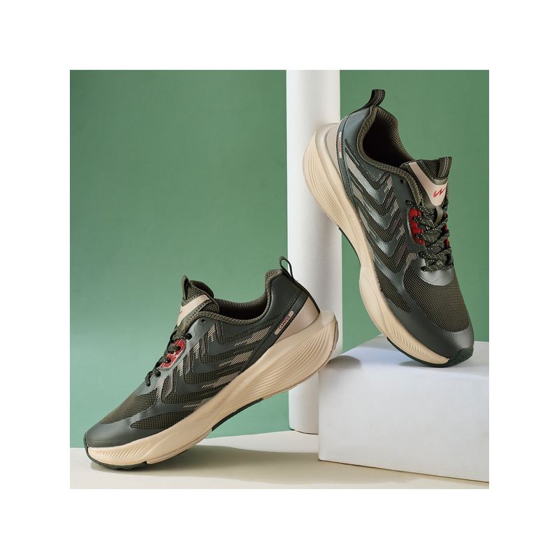 Campus SNIPER Olive Men Running Shoes (UK 8)