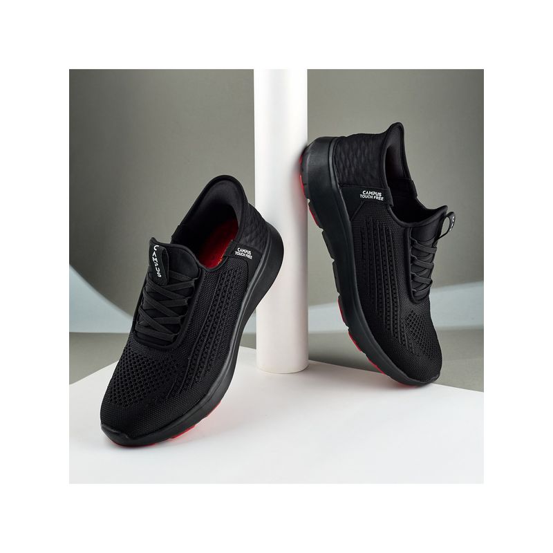 Campus WIZARD Black Men Walking Shoes (UK 7)