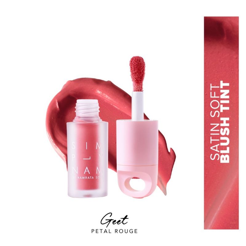 Simply Nam Satin Soft Blush Tint Geet - Petal Rouge