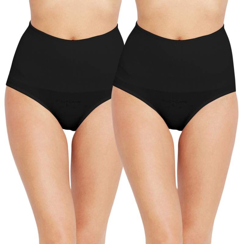 Bodycare Pack of 2 Shaping Panty in Black Colour - (XXL)