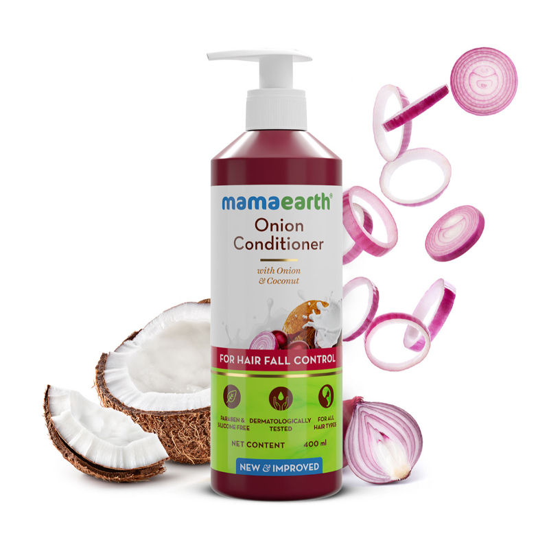 Mamaearth Onion Conditioner For Hair Fall Control With Onion & Coconut