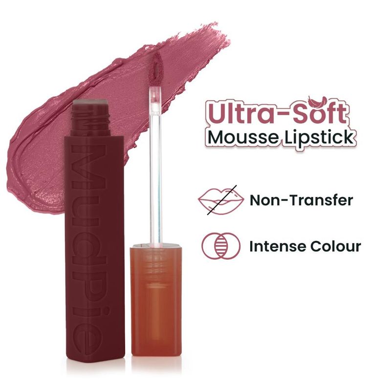 Swiss Beauty MudPie Lipstick With Velvet Matte Finish -10 Lady Luxe
