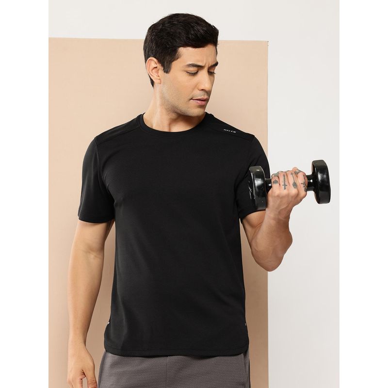 Alcis Men Black Iron Flex Tee (L)