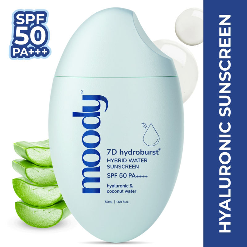 Moody Hydro Burst Water Sunscreen with SPF 50