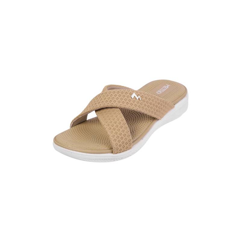 Metro Beige Casual Sandals (EURO 36)