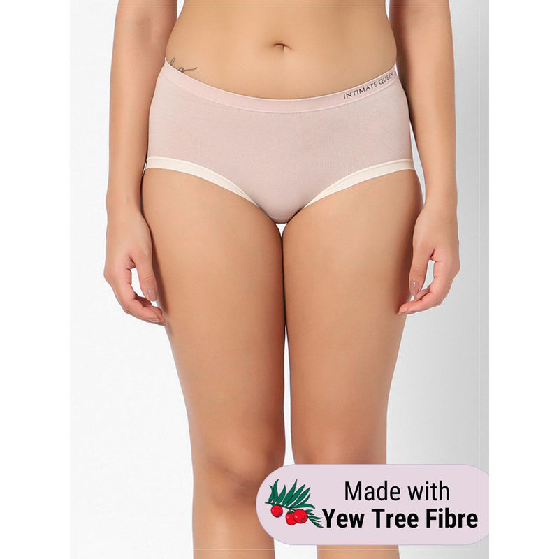 INTIMATE QUEEN Pregnancy Bliss Yew Tree Bae Super Soft PH Balancing Lavender Hipster Underwear (XL)