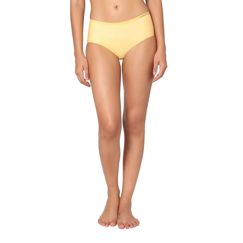 INTIMATE QUEEN Lemon Bae Maternity Briefs Soft QuickDry A Gentle Hug for Bump Skin & Sensitive Days Yellow (M)
