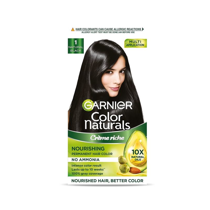 Garnier Color Naturals Creme Hair Color - 1 Natural Black