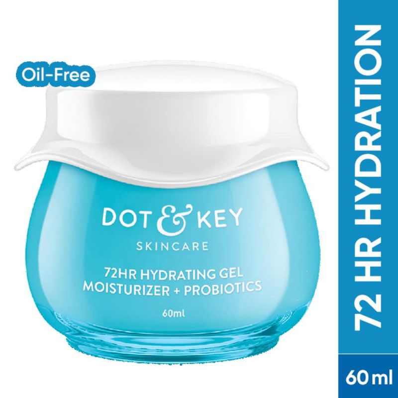 Dot & Key 72HR Hydrating Gel Face Moisturizer With Hyaluronic & Probiotics For Normal To Oily Skin