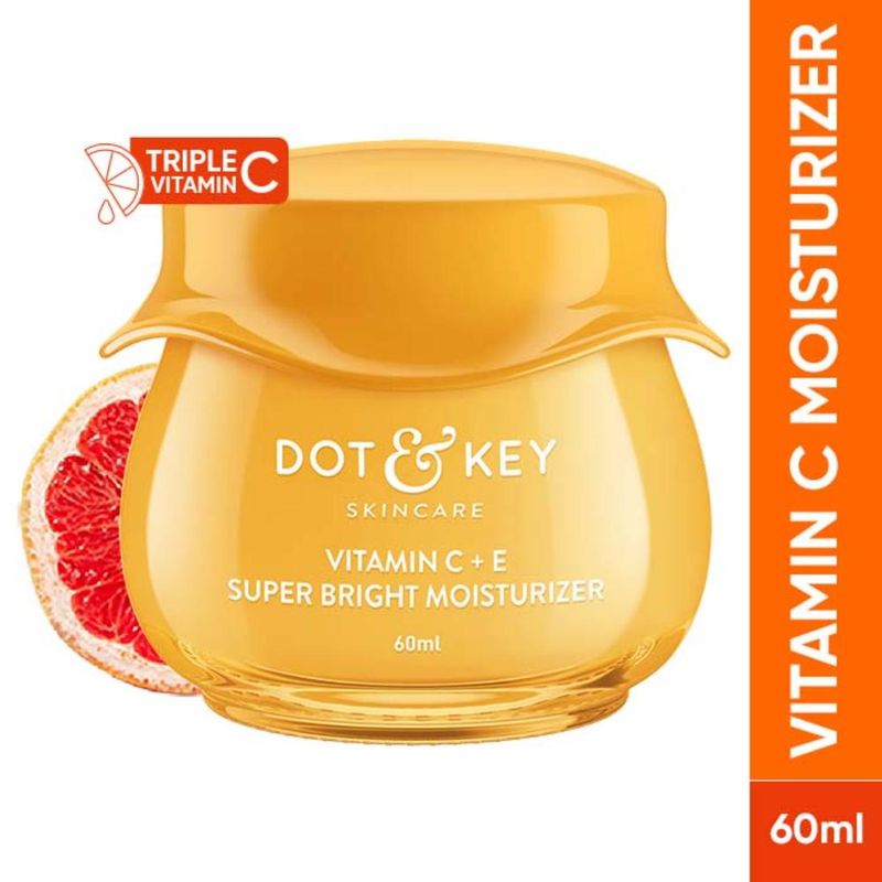 Dot & Key Vitamin C + E Super Bright Face Moisturizer For Glowing Skin, Fades Dark Spots