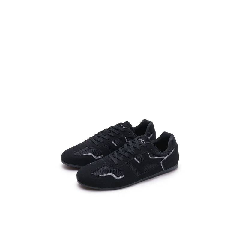RAREISM Women Otimo Black Micro Suede Sneaker (UK 3)