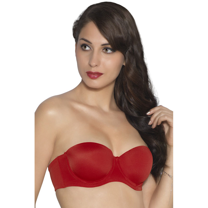 Amante Padded Wired Strapless Multiway Bra - Red (38B)