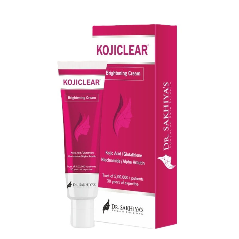 Dr. Sakhiya Kojiclear Whitening Brightening Tan Removal Face Cream with Kojic Acid Glutathione