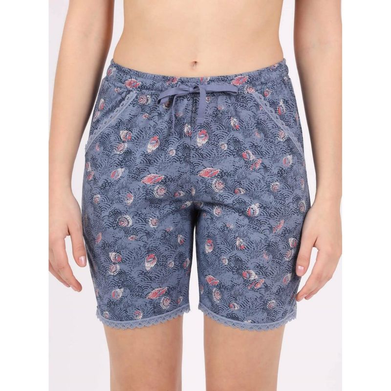 Jockey Rx10 Women's Micro Modal Cotton Printed Sleep Shorts With Side