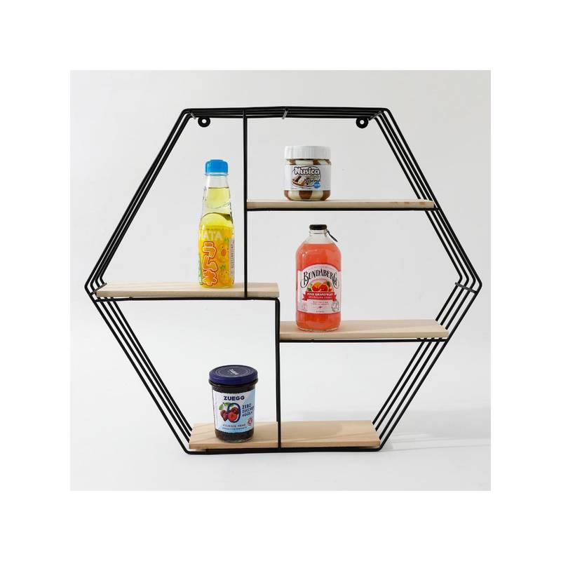 Buy The Better Home Wall Shelves Metal Decorative Rack Rhombus Shape Online