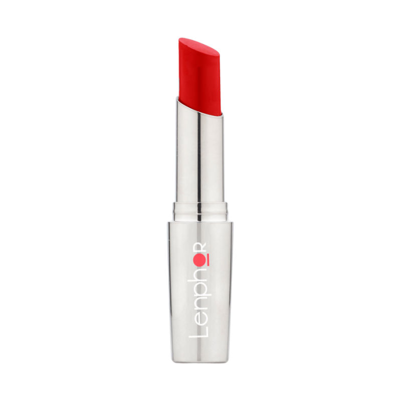 Lenphor Treasure Matte Lipstick - Crimson Red 01