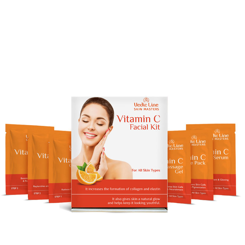 Buy Vedic Line Vitamin C Facial Kit 6 Pcs Online