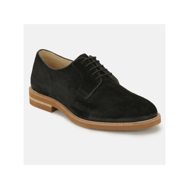 U.S. POLO ASSN. Black AEREN Stylish Smart Casual Derbies (UK 11)