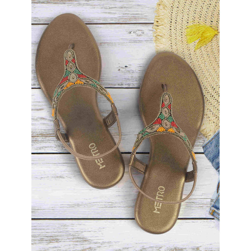 Metro Women Brown Casual Sandals (EURO 36)