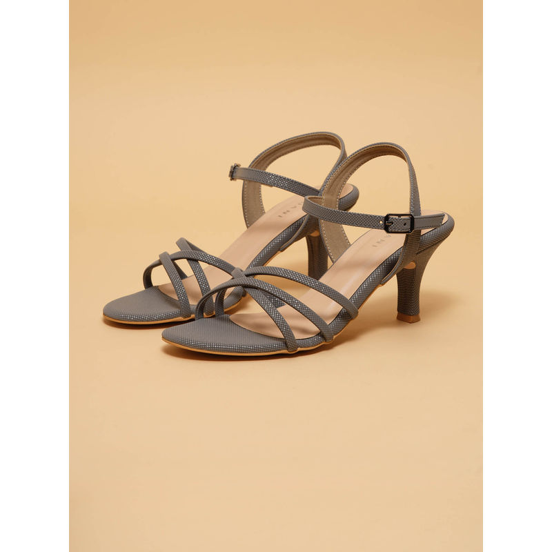 Eridani Elsa Grey Stiletto Heels (UK 2)