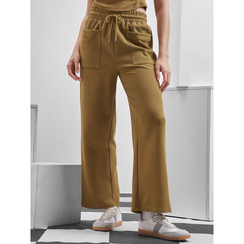 TOKYO TALKIES Women Brown Solid Track pant (26)