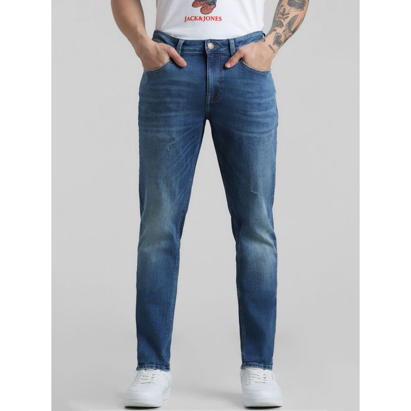 Jack & Jones Blue Glenn Slim Fit Stretch Jeans (29)