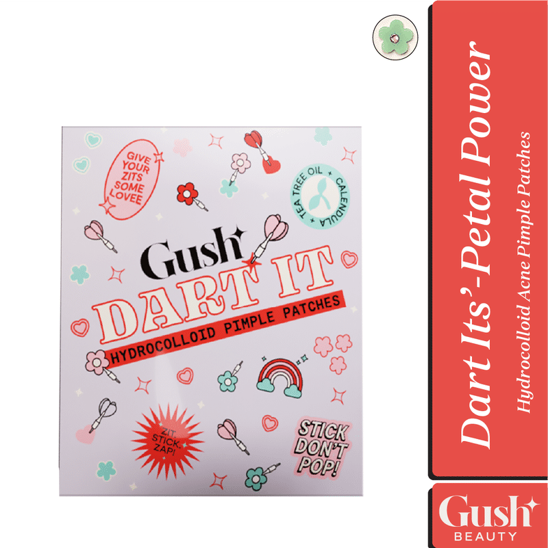 Gush Beauty Dart It Hydrocolloid Pimple Patches For Healing Acne Zits And Blemishes - Petal Powder