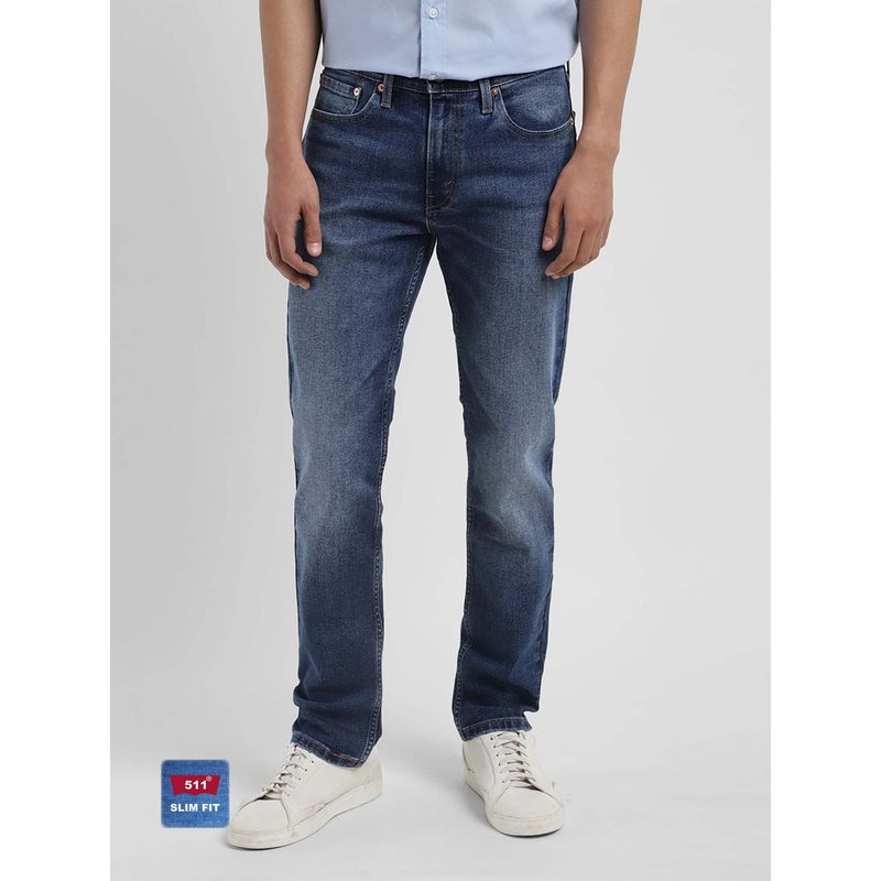 Levi's Men's 511 Blue Slim Fit Jeans (40)