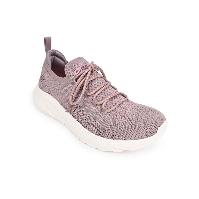 SKECHERS Womens Bobs Squad Chaos Lavender Casual Lace Up Shoe (US 10)