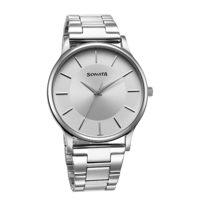 Linnea Silver Dial & Stainless Steel Strap – Zimson Watch Store