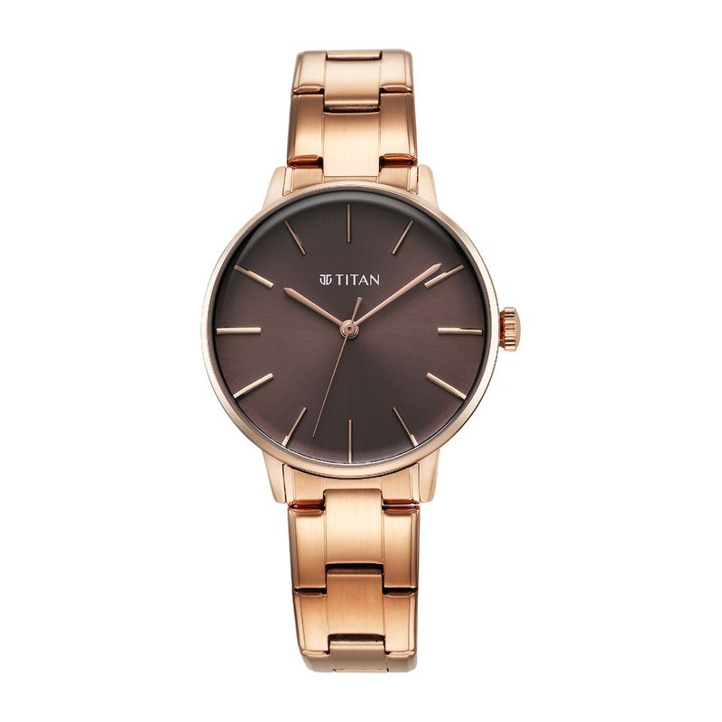 Buy Titan Women Brown Dial Analog Watch 95248Wm01 Online