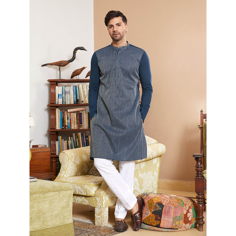 Men's Festival Designer Collection Heavy Jequard with Self Work & Pintex Kurta Pajama Set main image 1