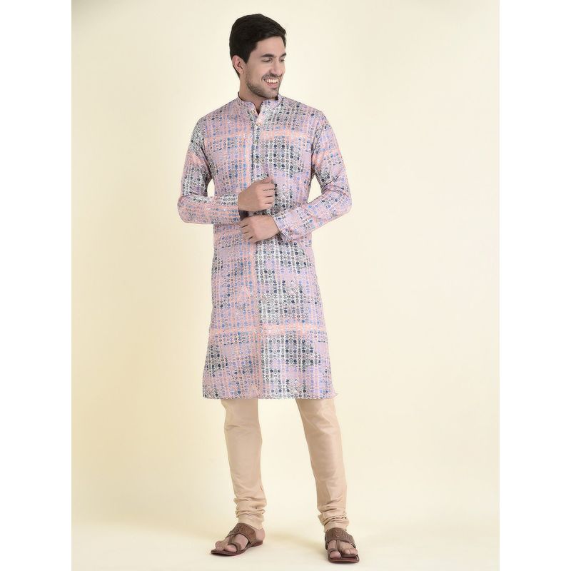 TABARD Kurta for Mens In Pink (36)