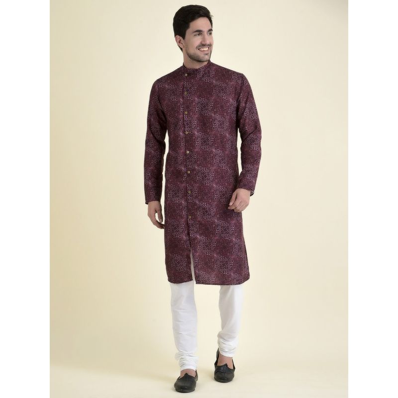TABARD Kurta for Mens In Maroon (36)